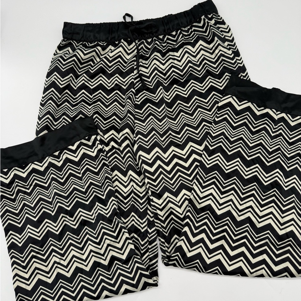 Missoni for Target Black and White Zigzag Pajama Pants- Size XS - Picture 2 of 8